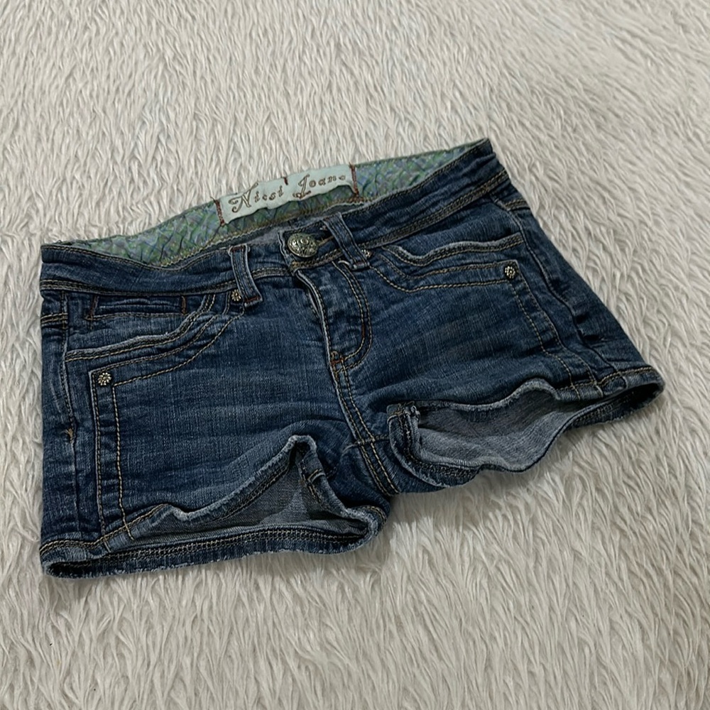 Nissi jeans denim short shorts size 3